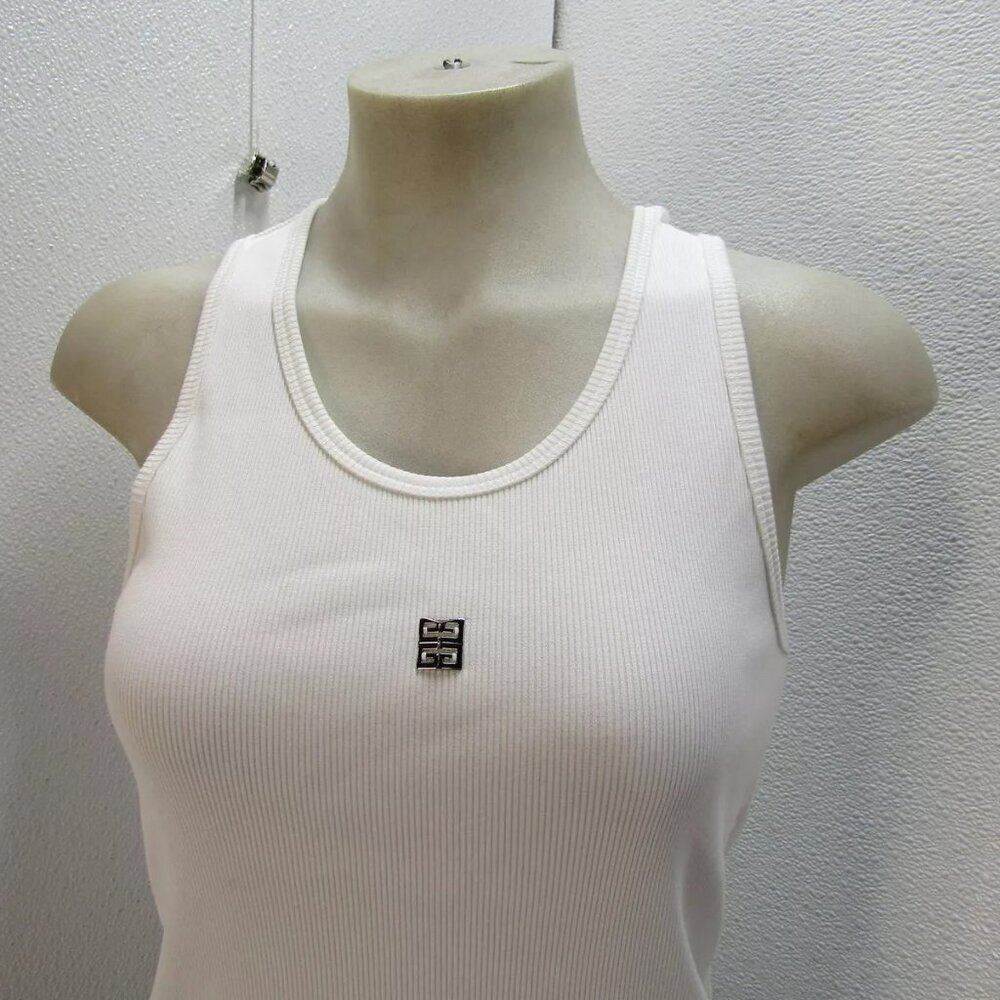 Givenchy White Logo Tank Top - Picture 7 of 14